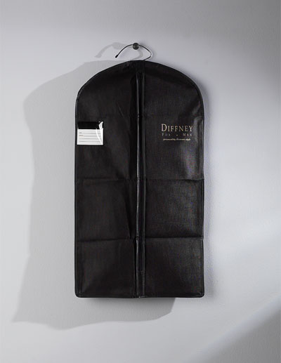 Housse pour pantalon TR — housse à vêtements en Polypropylène / Non tissé, 81cm x 44cm x 2cm, personnalisable aux couleurs de votre marque